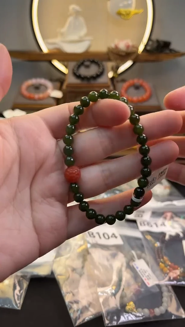 未镶嵌手链和田玉货号1350