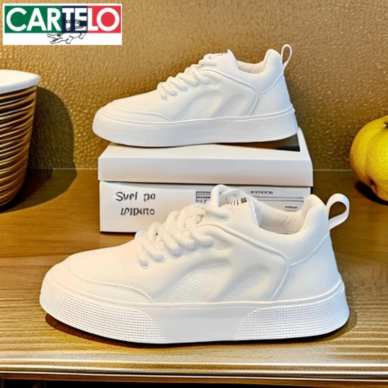 男鞋轻便时尚板鞋系带运动百搭潮牌秋季新款低帮平底休闲鞋子男款