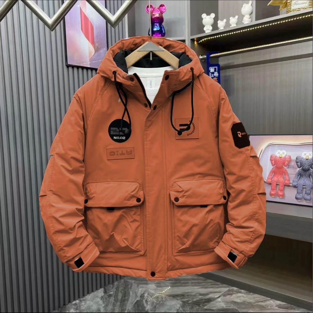 冬季保暖男士百搭短款外套滑雪御寒冲锋衣加厚外套