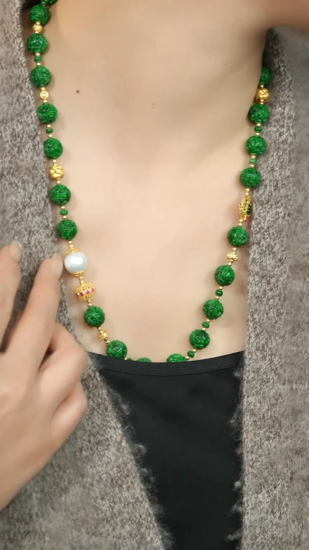 颈饰未镶嵌翡翠@ZSG14091707@