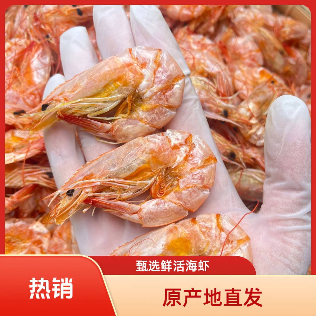 虾干超大号80头 湛江海明虾干 开袋即食g精品