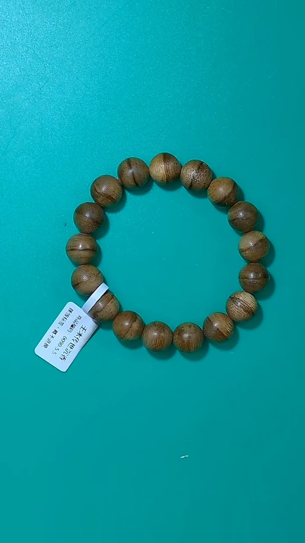 【闪购商品】沉香手串达拉干12mm圆珠单圈0090