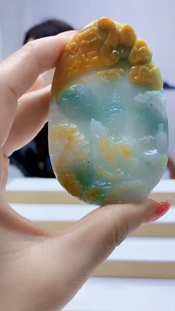 未镶嵌定制翡翠4829ty-毛货挂件119