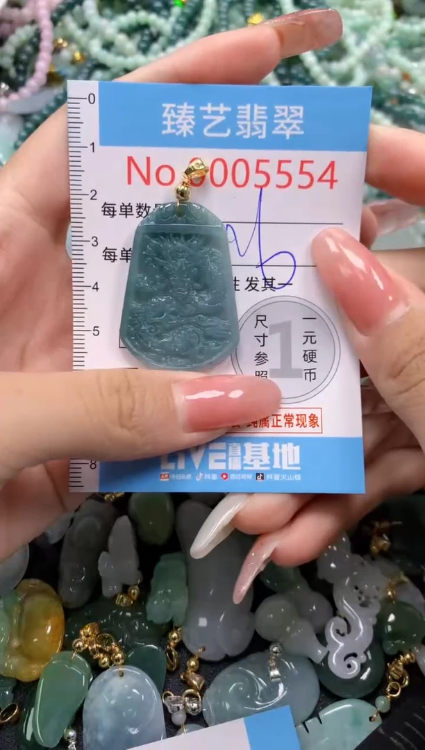 翡翠未镶嵌吊坠(不含链)5554