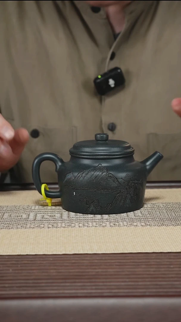 茶壶紫砂T365 早期绿泥 德钟 350cc