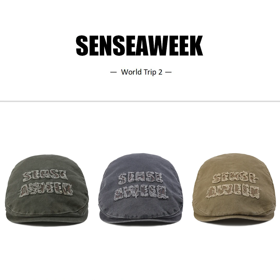 【LOCAT】 senseaweek  logo贴布绣前进帽  QZ011