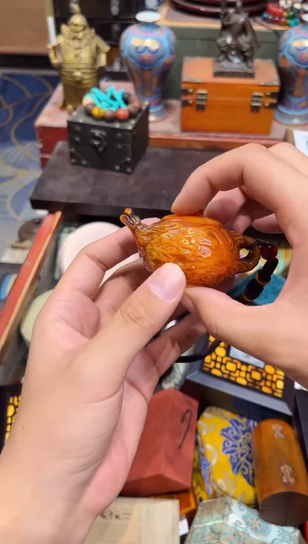 未镶嵌蜜蜡裸石Q刘哥高端专属精品19