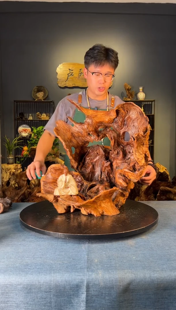 木卢师傅根艺作品（不包含人物摆件）