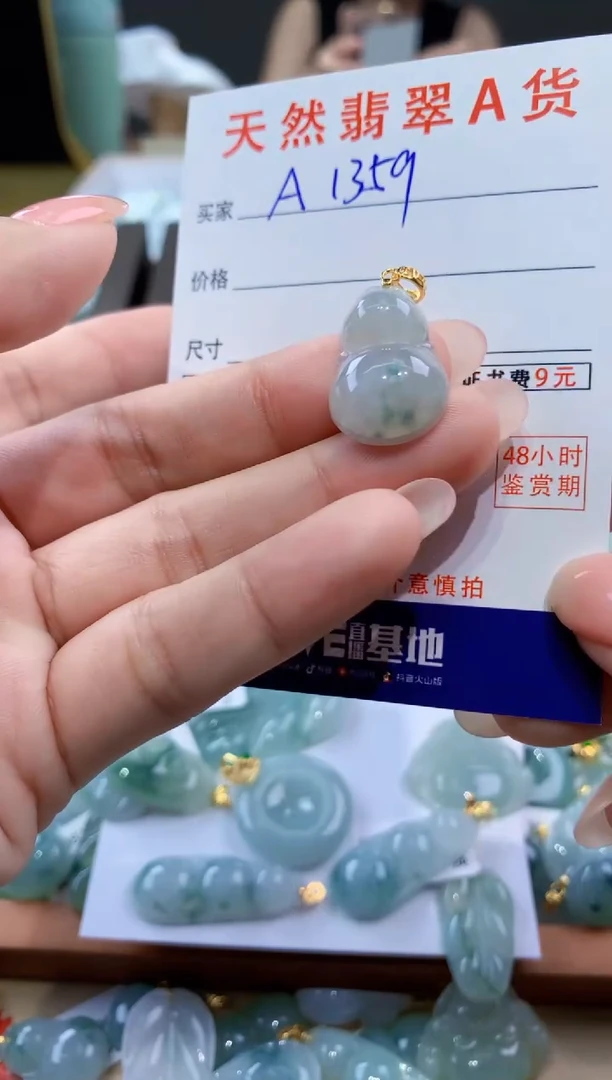 颈饰未镶嵌翡翠天然翡翠A货挂件