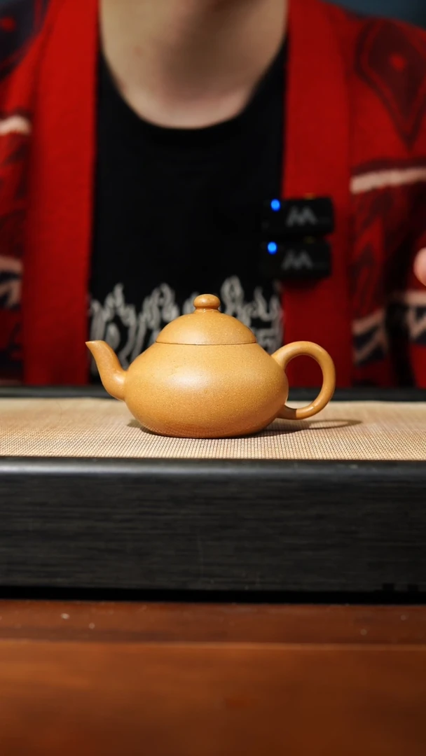 【闪购商品】紫砂茶壶黄金段小梨，120cc