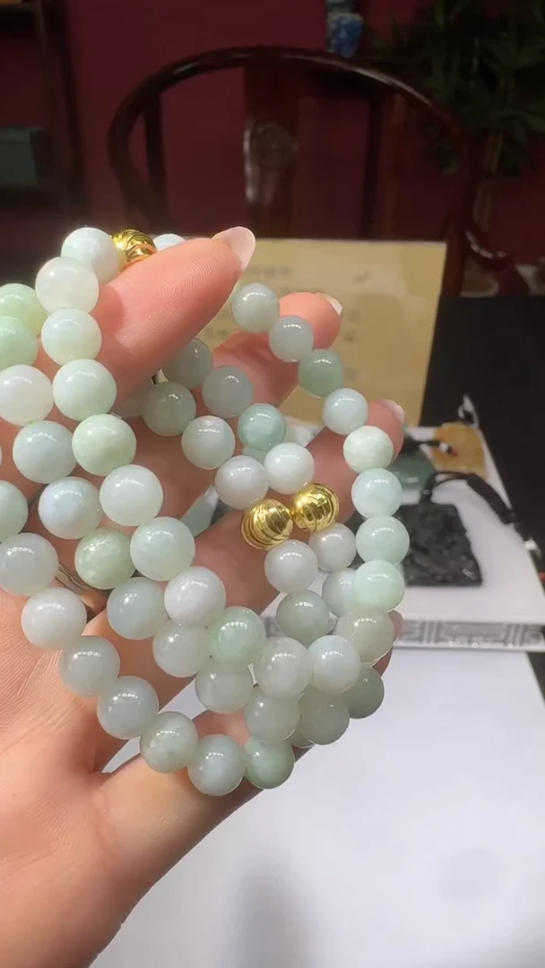 未镶嵌手串翡翠39555   多样性发起一