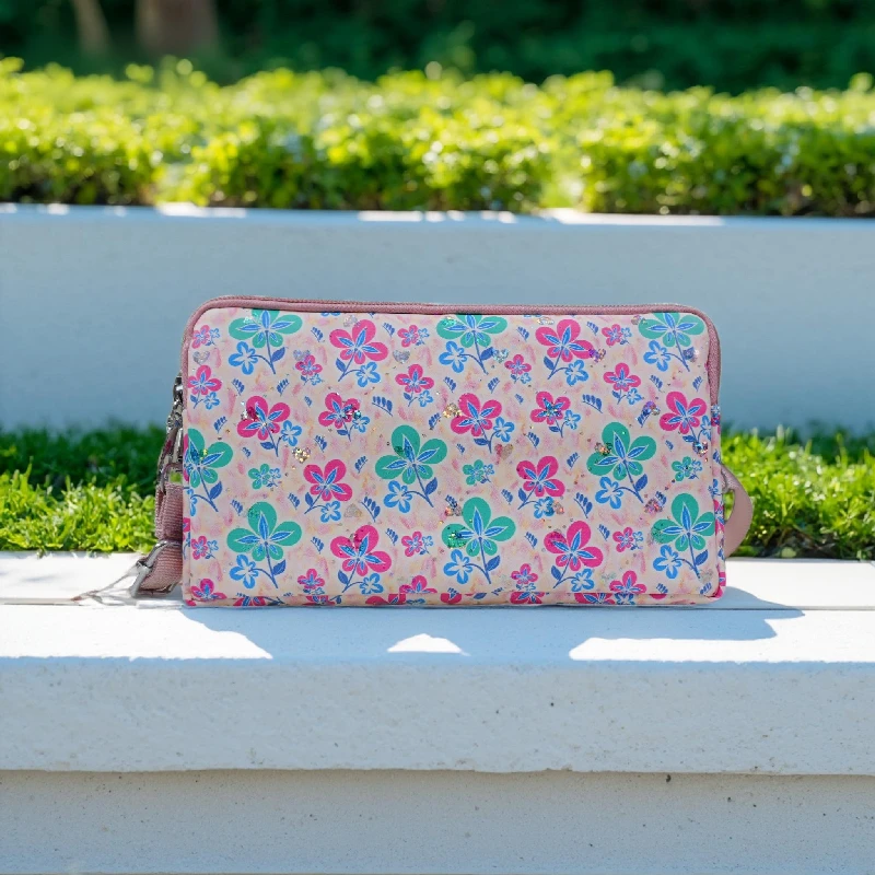 手机包零钱包女手拿包简约百搭包多层拉链单肩斜挎包女士包包休闲