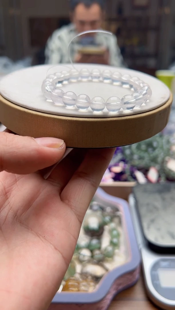 未镶嵌手链水晶白水晶单圈 卡8 多样性发一