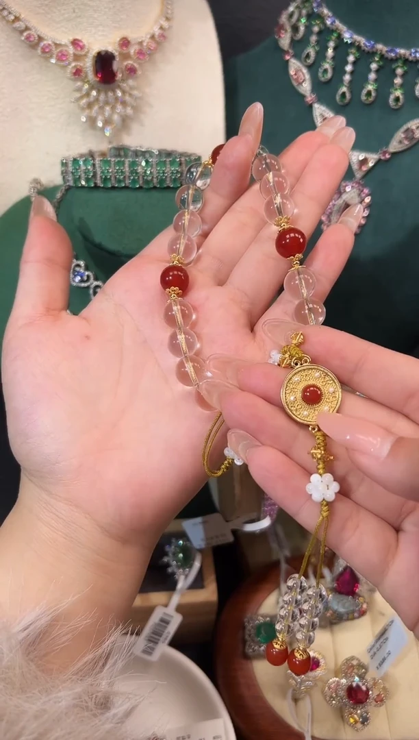 银S925镶嵌手链水晶手串