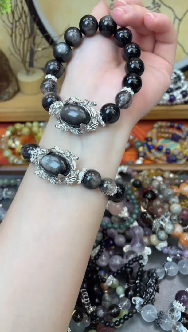 【闪购商品】黑曜岩手饰未镶嵌620