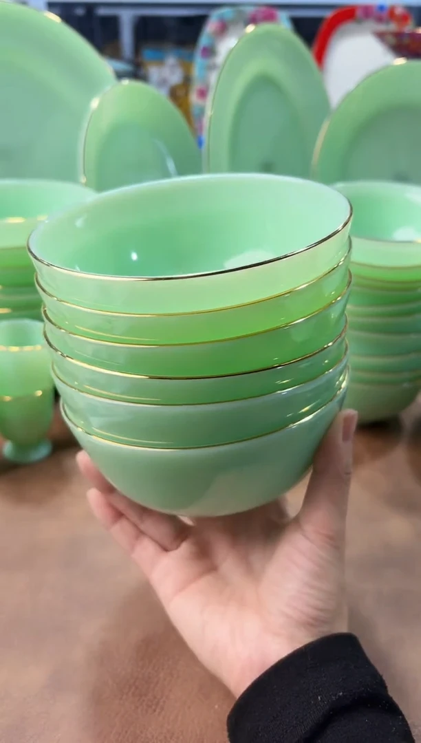 玉瓷 5.5英寸饭碗6个景德镇陶瓷