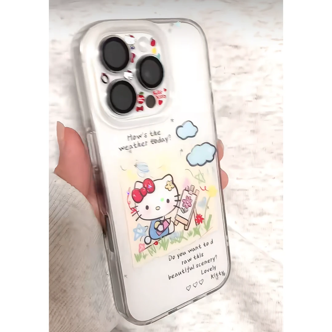 写生KT适用苹果15Pro手机壳13硅胶XSMax/xr/12女16/14p套8P