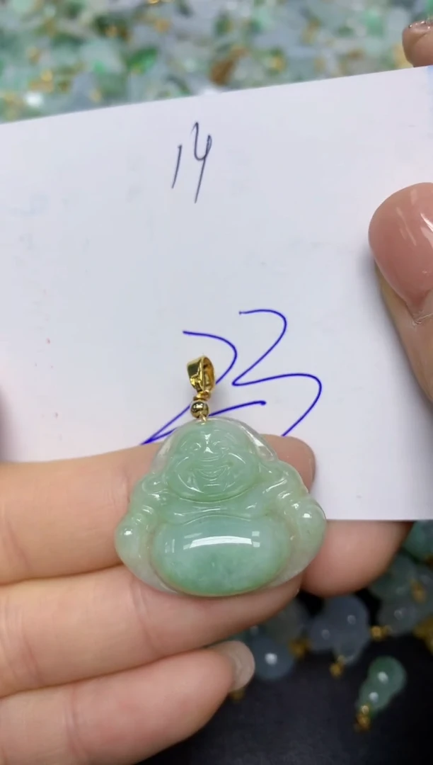 【闪购商品】翡翠挂件合金 天然翡翠A货