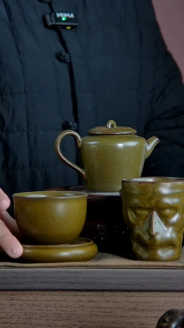 【闪购商品】景韵堂仿清茶叶末釉