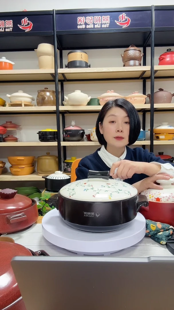 陶土家道JD-4砂锅3升