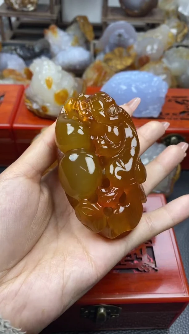 【闪购商品】玛瑙/玉髓手把未镶嵌00