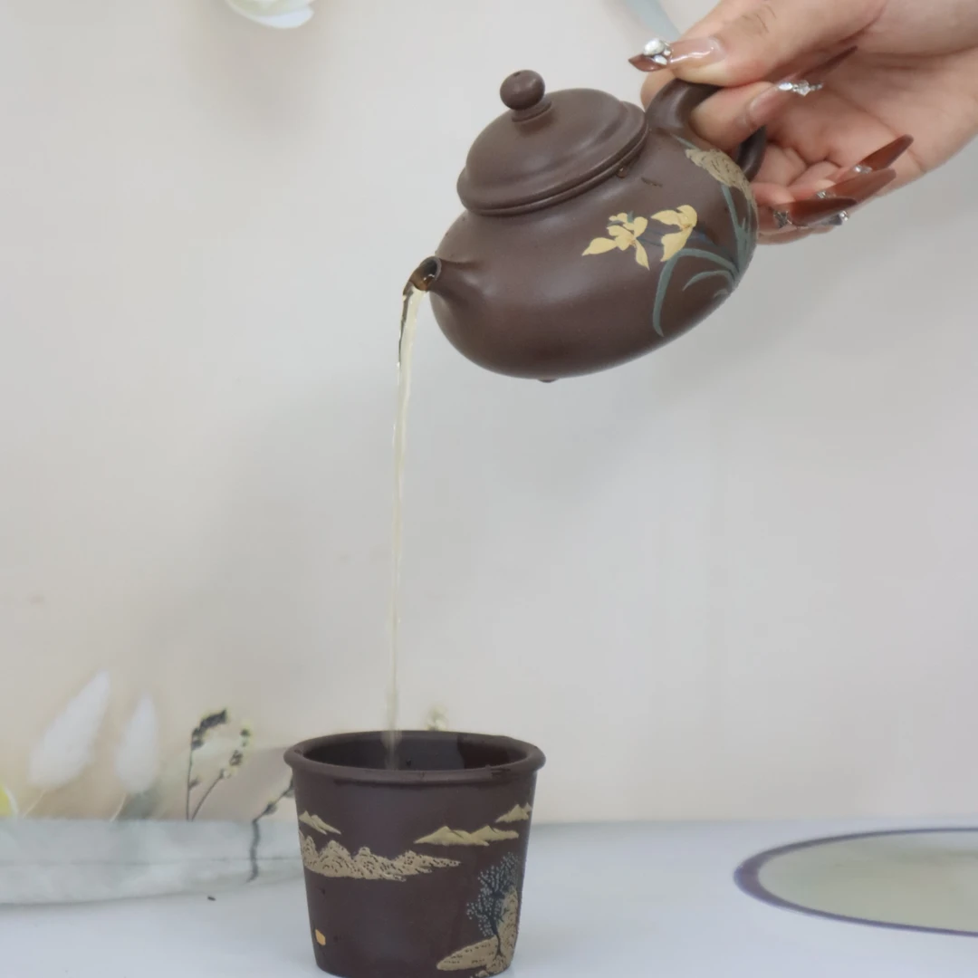 茶具摆件手工精美茶壶摆件