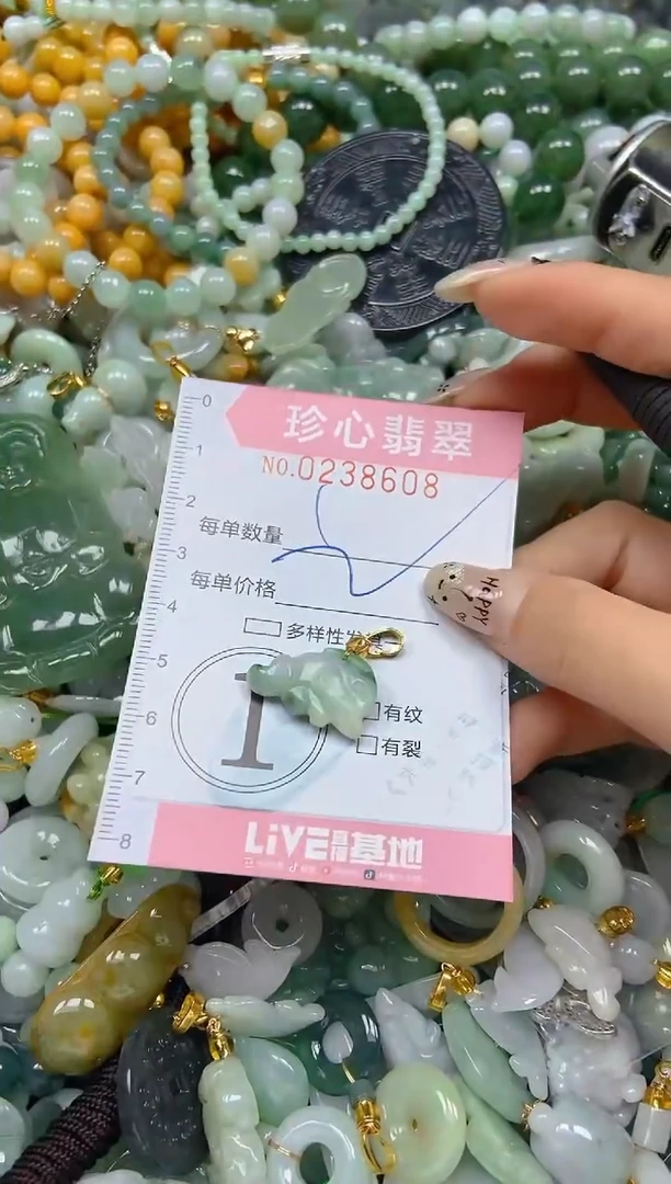 翡翠未镶嵌颈饰闪购0238608