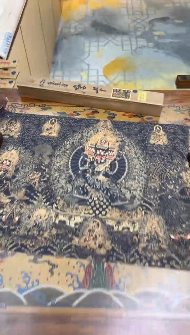 卷轴画精品奥奥奥的唐卡