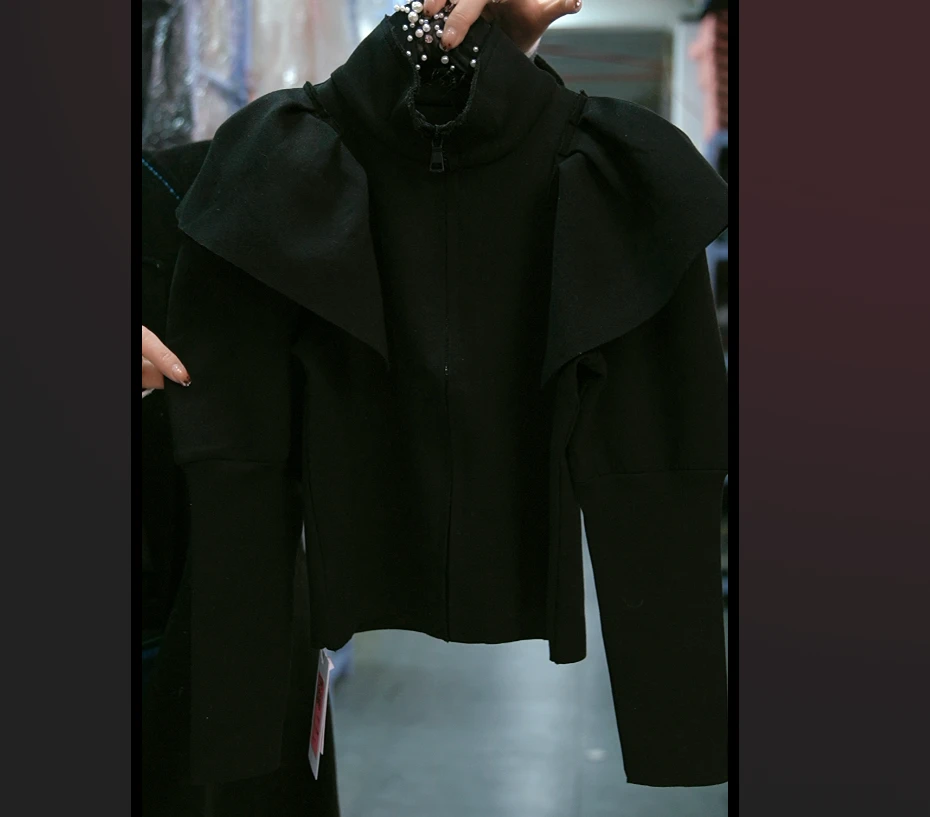 黑色卫衣DU74上衣女童新款上新暂用浮力链接外套