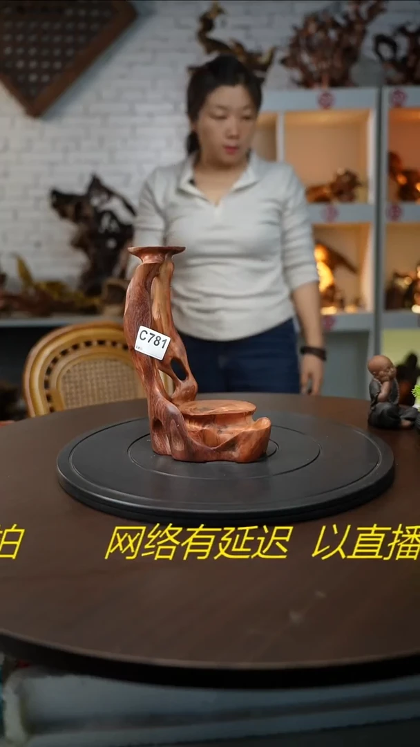 木木雕款云南金丝红木摆台