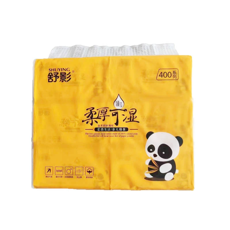 舒影本色抽取式面巾纸360张*6连包/提