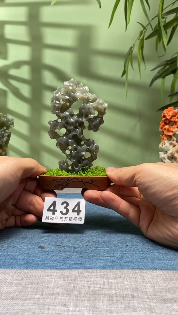 【闪购商品】树脂制品底座 石头是辽宁丹东晶434号