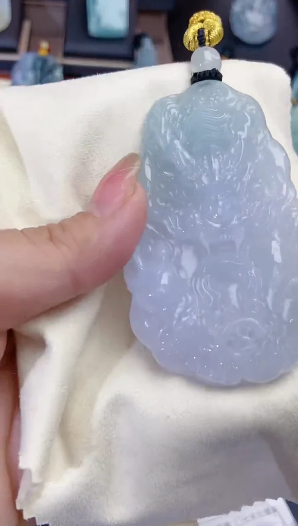 颈饰未镶嵌翡翠缅甸天然翡翠