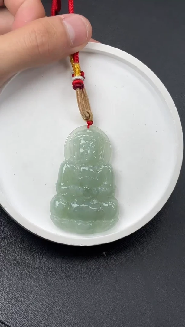 颈饰未镶嵌翡翠K372-984观音