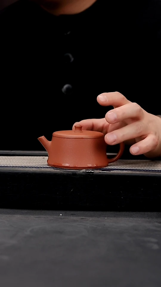 【闪购商品】紫砂茶壶【自营款】紫砂红泥云柱140cc