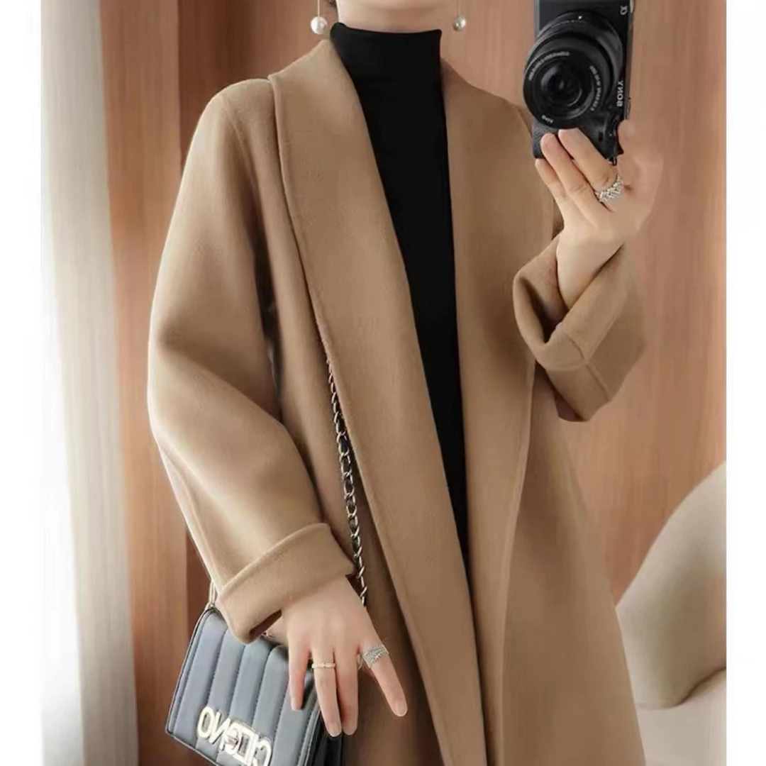 女式大衣【701-710】主播过完十款上链接，网红同款气质韩系修身