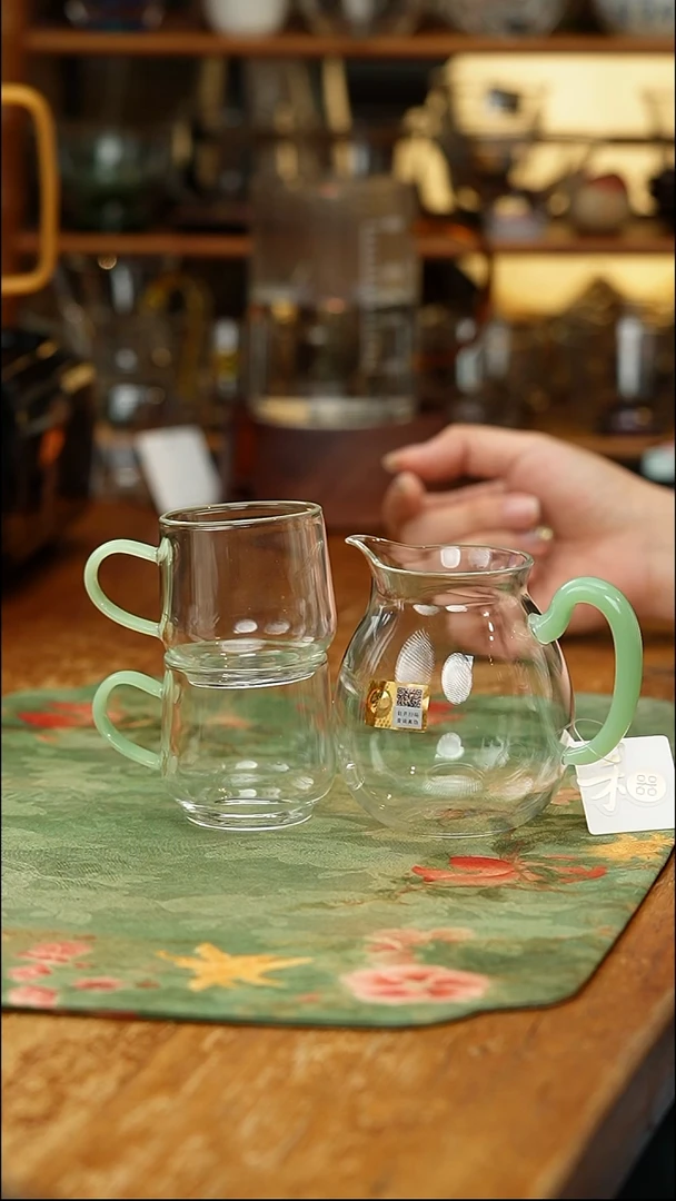 禾器/清悦茶海/浅玉+水月杯2入/浅玉