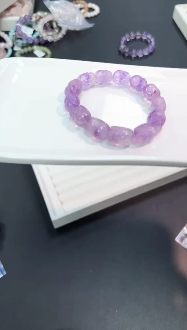 【闪购商品】水晶手串未镶嵌57V多样性发其一1条默认微瑕