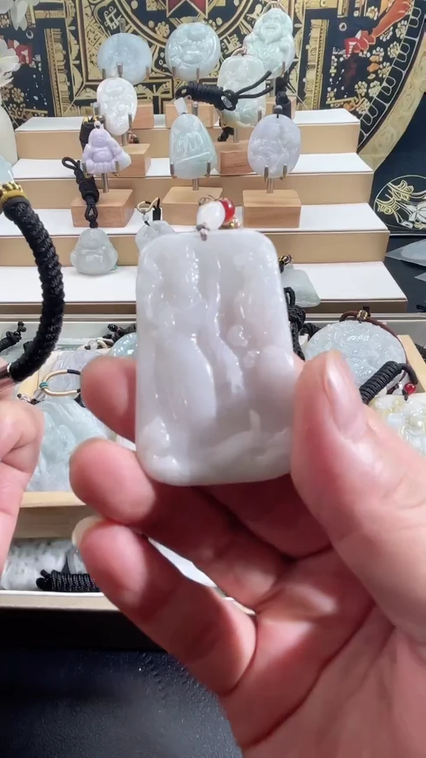 吊坠(赠链)未镶嵌翡翠圆*10/11/      142