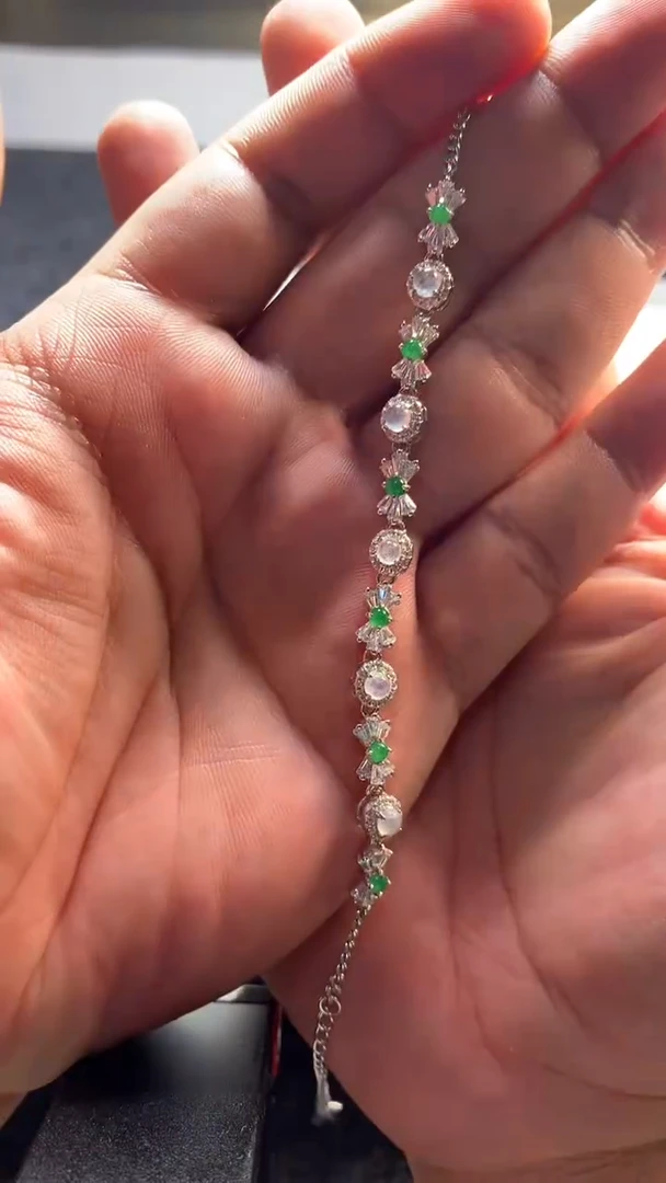 未镶嵌手链翡翠高冰