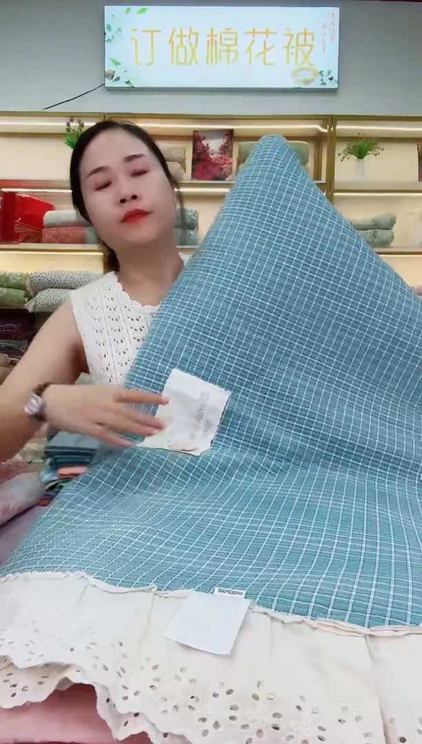 高端品质床盖带花边