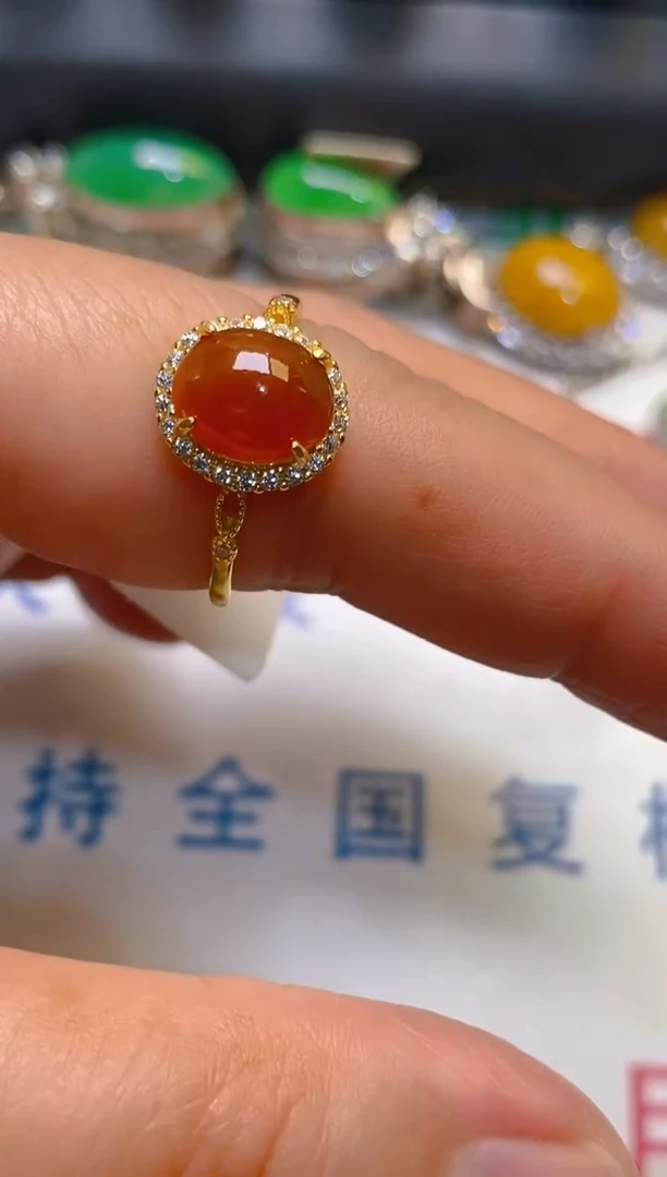 【闪购商品】翡翠耳饰银S925镶嵌天然A货翡翠1