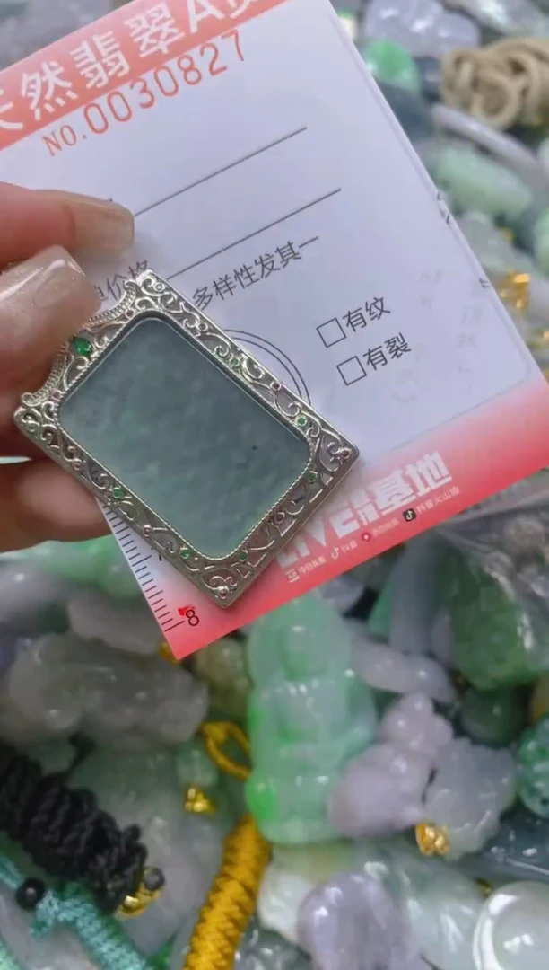 翡翠未镶嵌颈饰闪购0030827