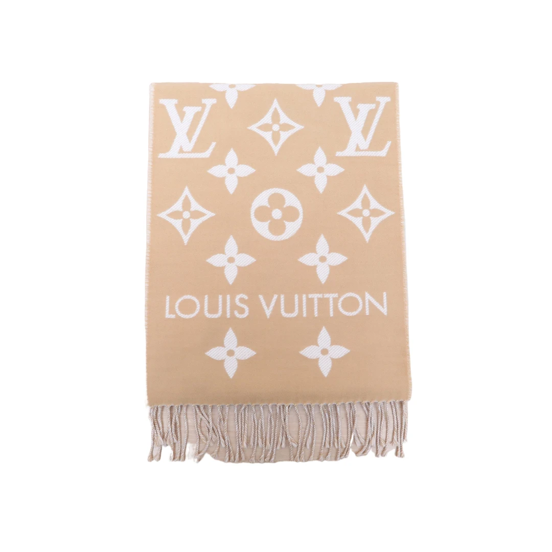 未使用 LouisVuitton/路易威登 汤/TP017126/ESSENTIAL 双面围巾