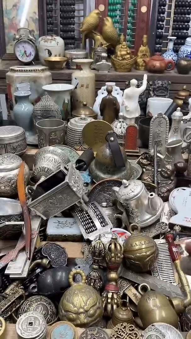 顺**遂铜器小物件铜锁