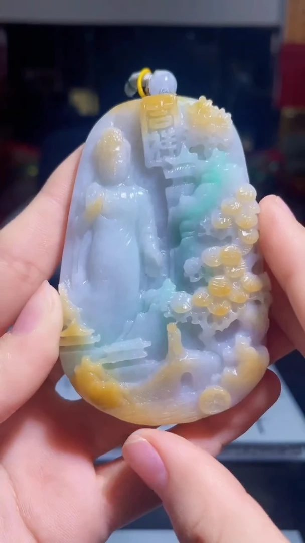 【闪购商品】翡翠吊坠(不含链)未镶嵌Q4