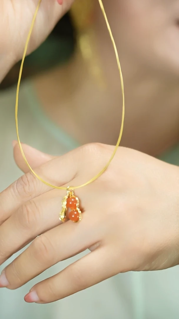 【闪购商品】玛瑙/玉髓项链合金支持48小时鉴赏