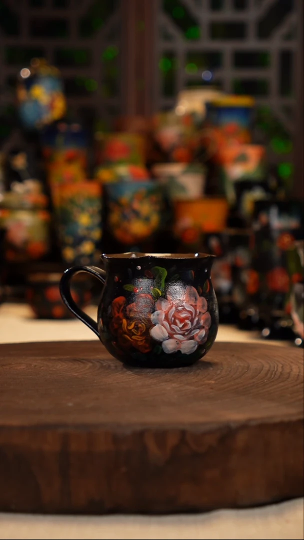 油画   釉下彩   杯子