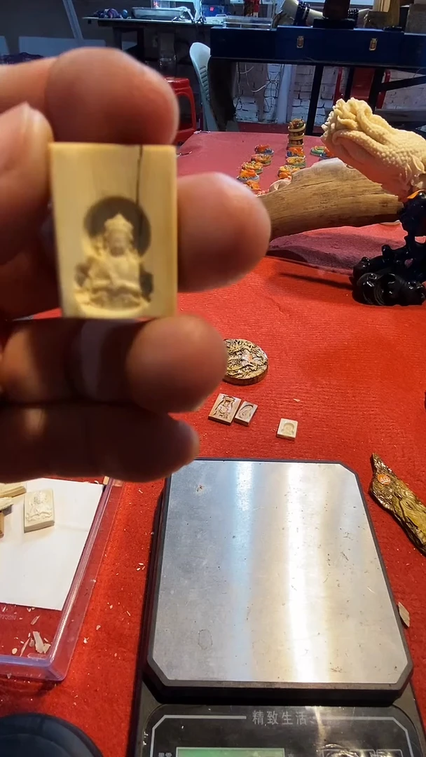 泥塑小把玩件摆件