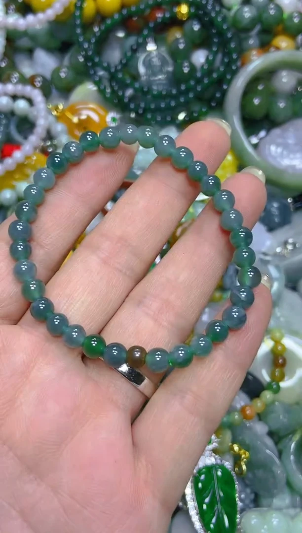 颈饰未镶嵌翡翠5MM